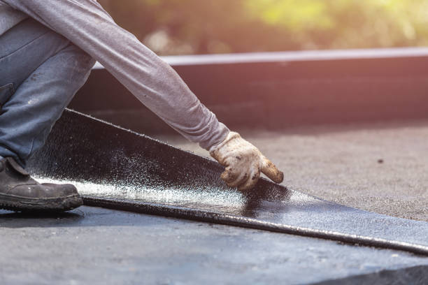 Professional Waterproofing technician working in Deer Park, NY